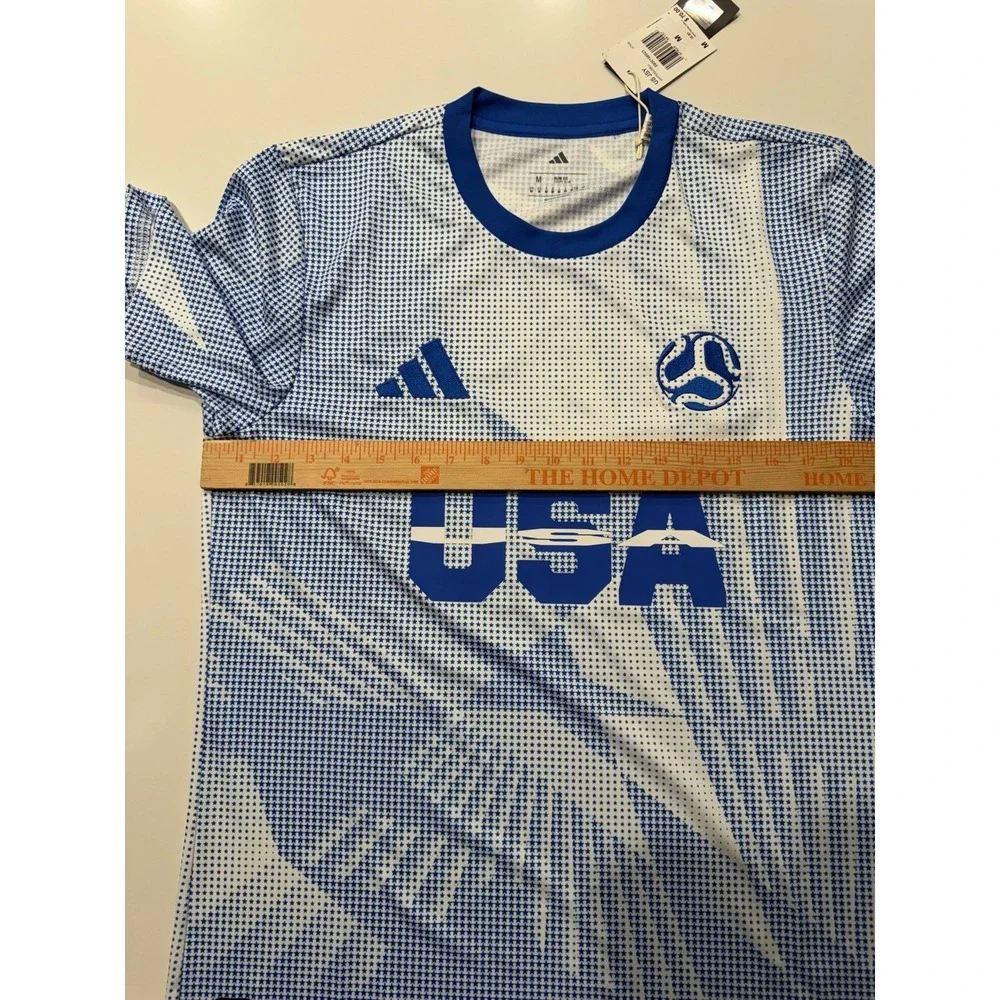 Adidas USMNT 2026 FIFA World Cup USA Jersey White Blue JI7635 Mens Medium NWT
